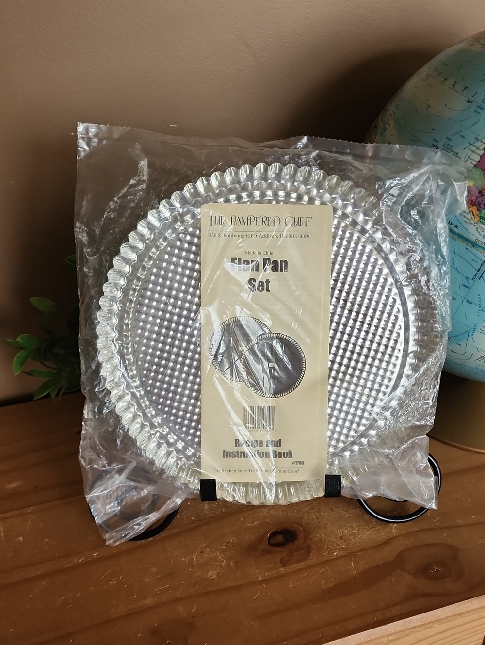 The Pampered Chef Flan Pan Set 1700 Vintage 90s